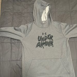 Gray under armour sweatshirt, youth XL